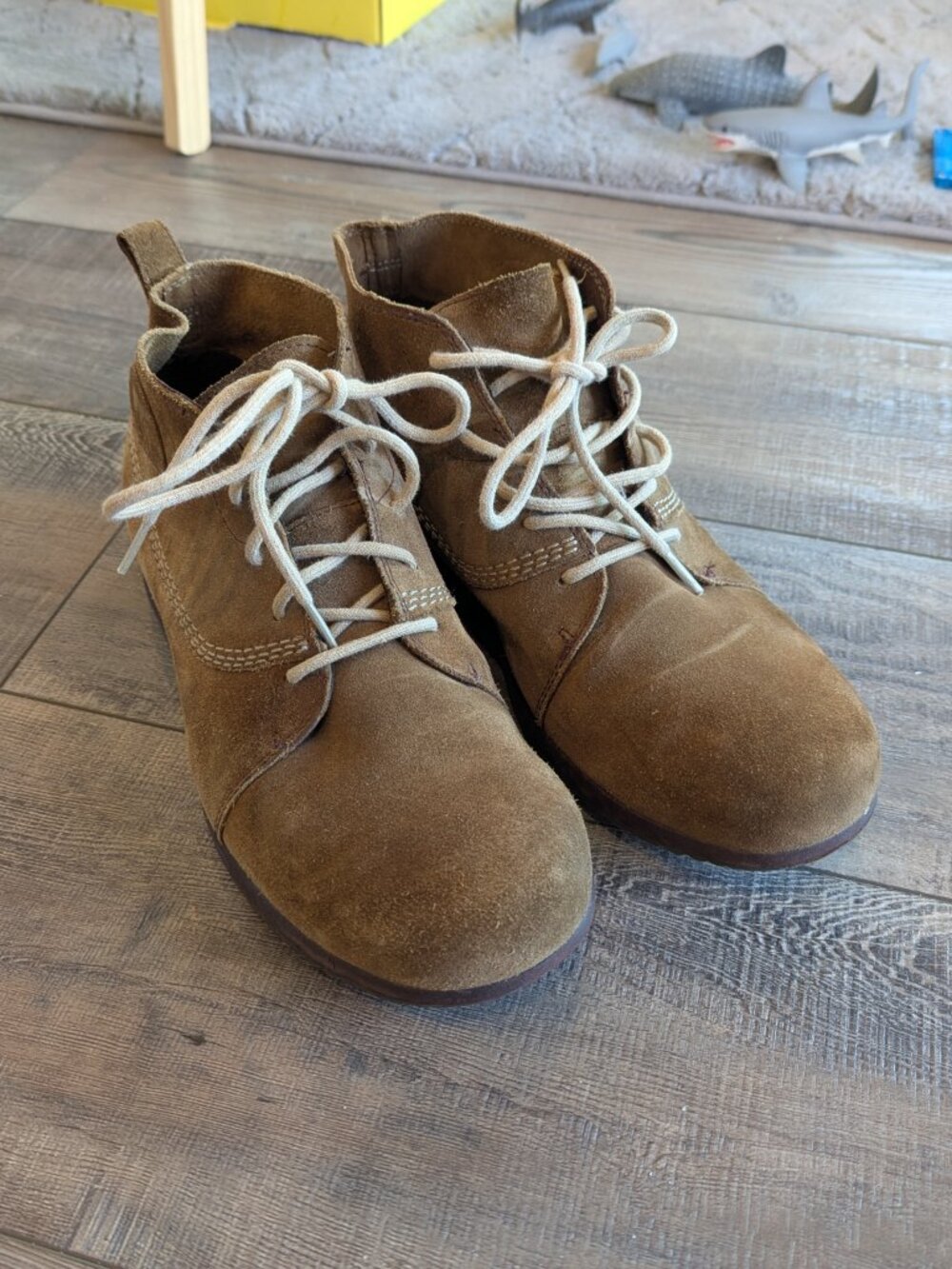 Sorel Men's Suede Greely Chukka Ankle Boots Waterproof Cafe Brown 10.5 - Picture 2 of 12